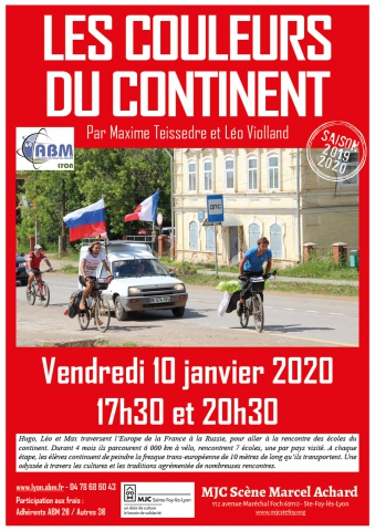 3 10 JANV. LES COULEURS DU CONTINENT ABM A3 image
