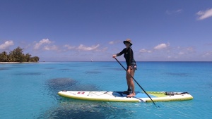 Visioconférence Polynésie en paddle