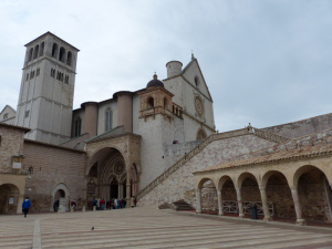 En chemin vers Assise (Italie)